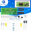 Voice-Activated LED Water Light Kit – CD4017 DIY Electronics DIY Electronics Kit Axl Default Title
