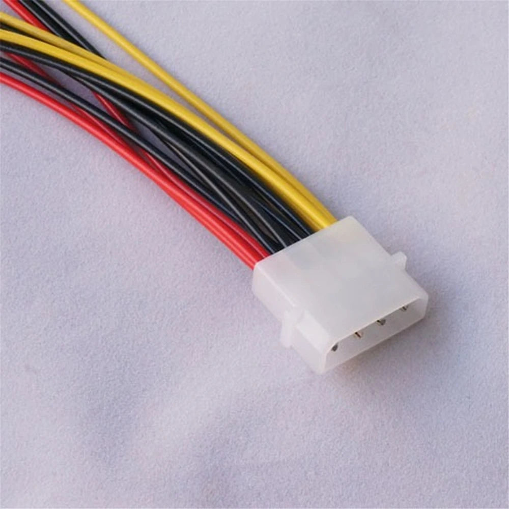 4-Pin Molex IDE Male to 3-Port Female Power Splitter Cable Power Splitter Cable Axl