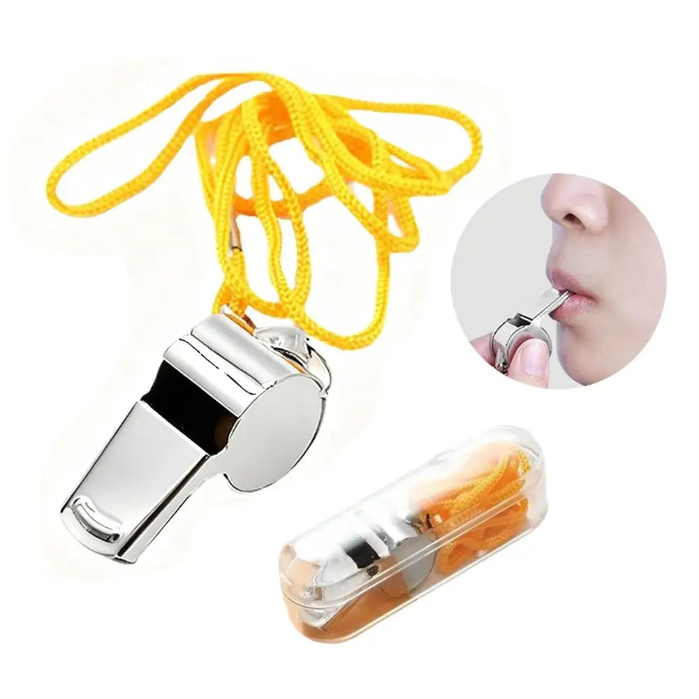 Stainless Steel Referee Whistle – Sports, PE & Coaching Referee Whistle Axl