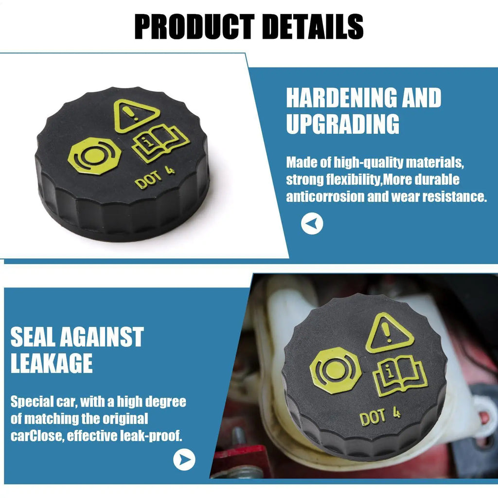 Double-Layer Dustproof Brake Fluid Reservoir Cap | Car & Moto Brake Reservoir Cap Axl