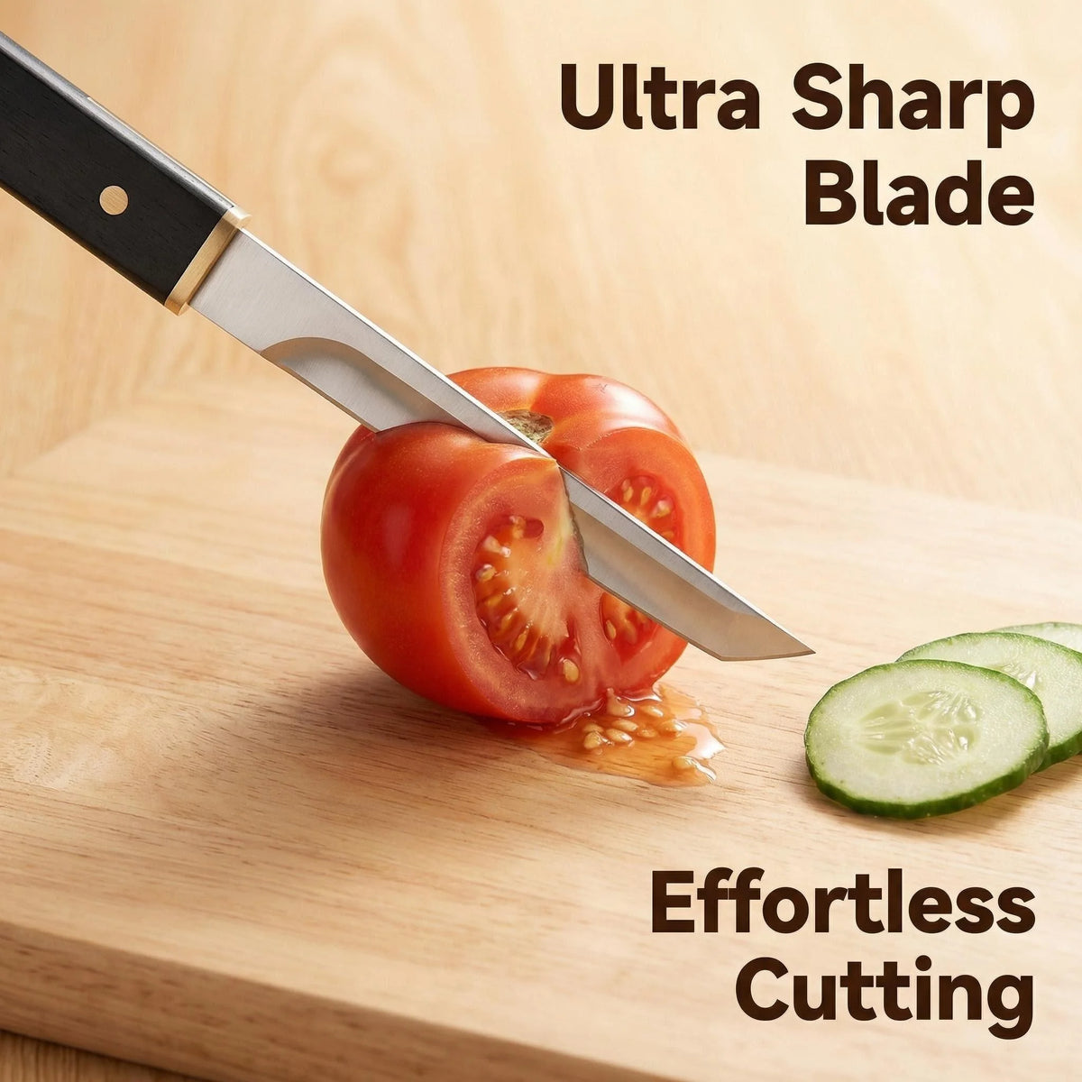 Stainless Steel Utility Knife – Boning, Cleaver & BBQ Kitchen Knife Kitchen Utility Knife Axl