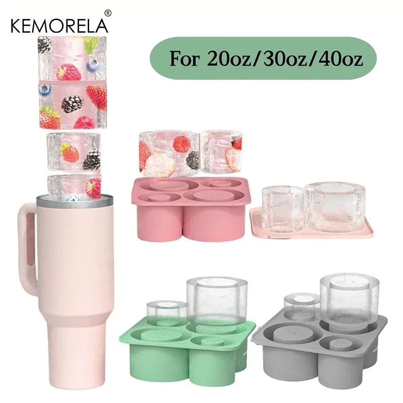 Silicone Ice Cube Mold for 20/30/40oz Tumbler Car Cup Silicone Ice Mold Axl