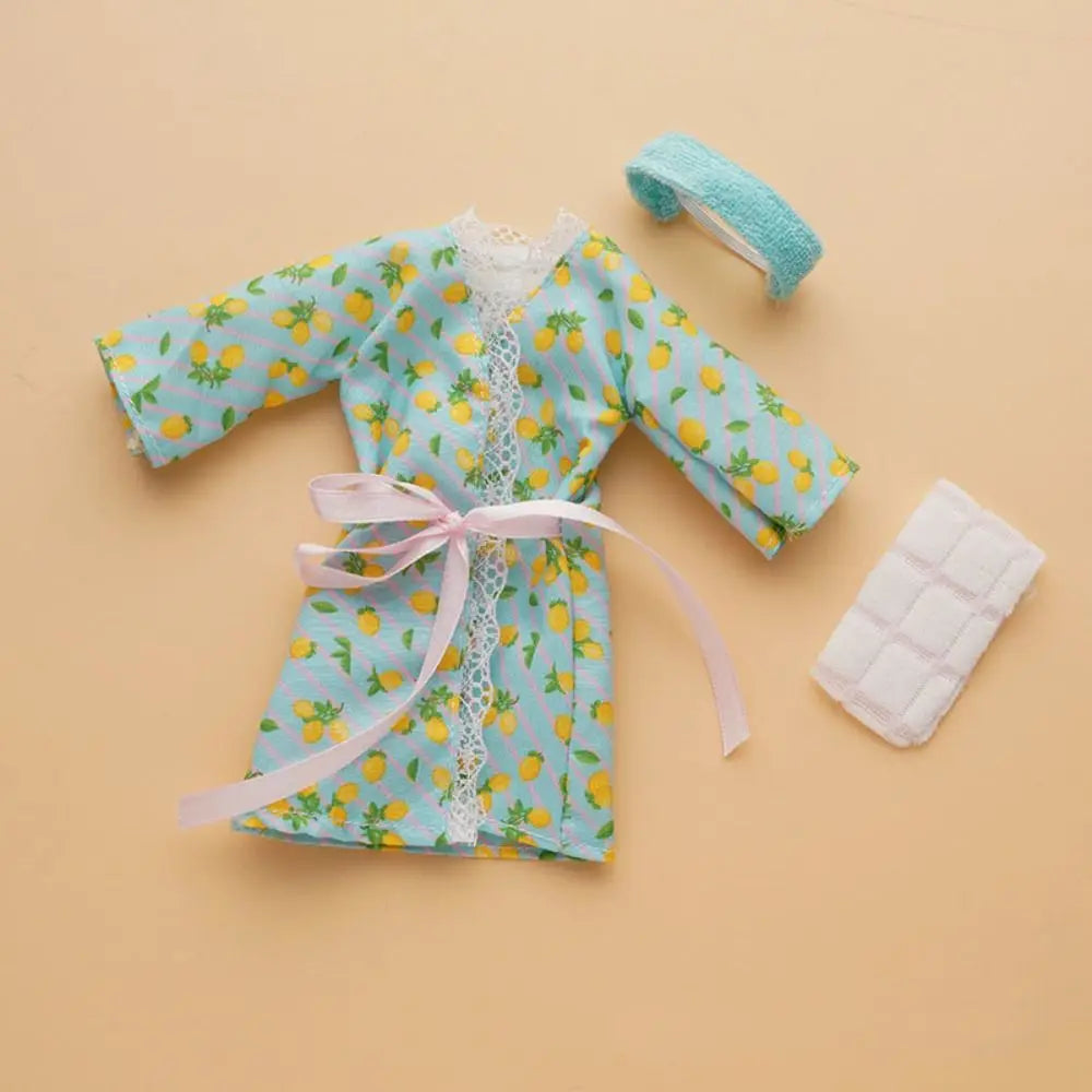 BJD Doll Robe & Pajamas Set – 1/6 Scale Bathrobe Outfit Doll Clothing Set Axl 2