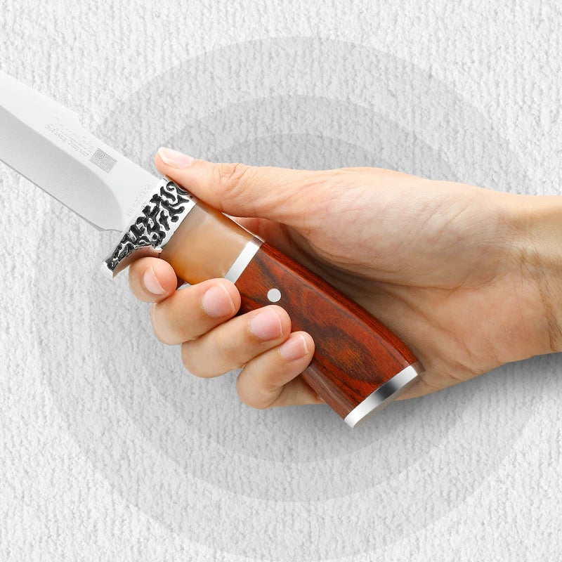 Portable Fixed Blade Stainless Steel Knife – Camping & Outdoor Fixed Blade Knife Axl
