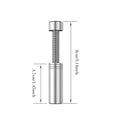 Aluminum Alloy GPU Support Bracket – Anti-Sag Video Card Brace GPU Support Bracket Axl Medium silver