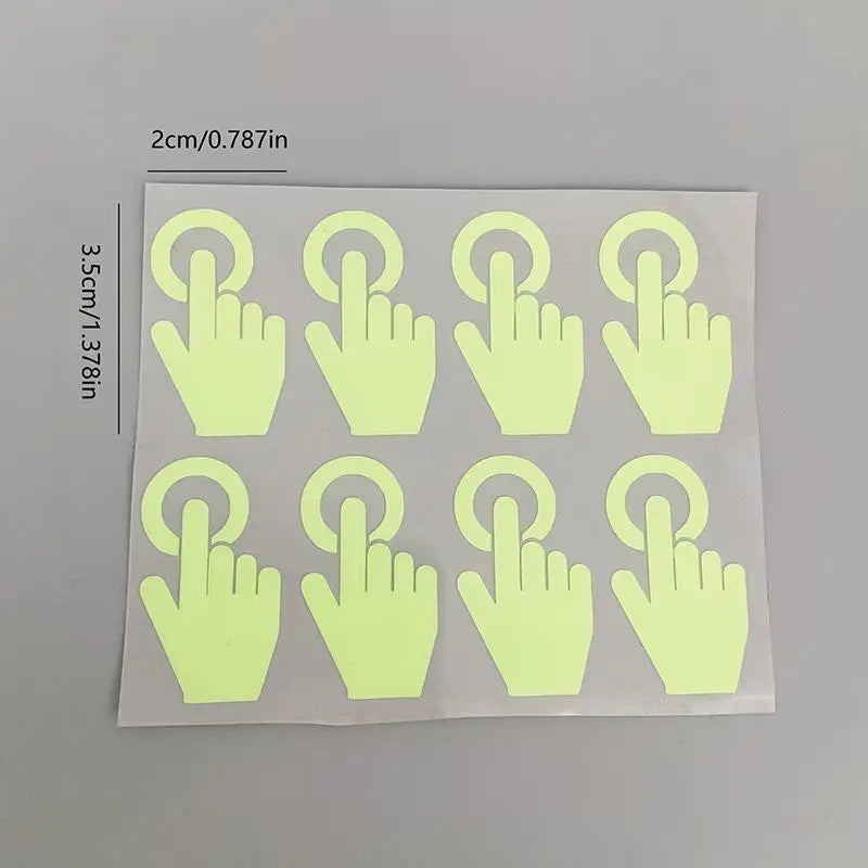 Glow in the Dark Stickers for Switches, Stairs & Motorcycle Glow Decal Stickers Axl