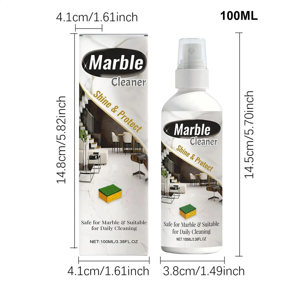 100ml Marble & Granite Stone Cleaner – Shine Restorer Spray Stone Surface Cleaner Axl