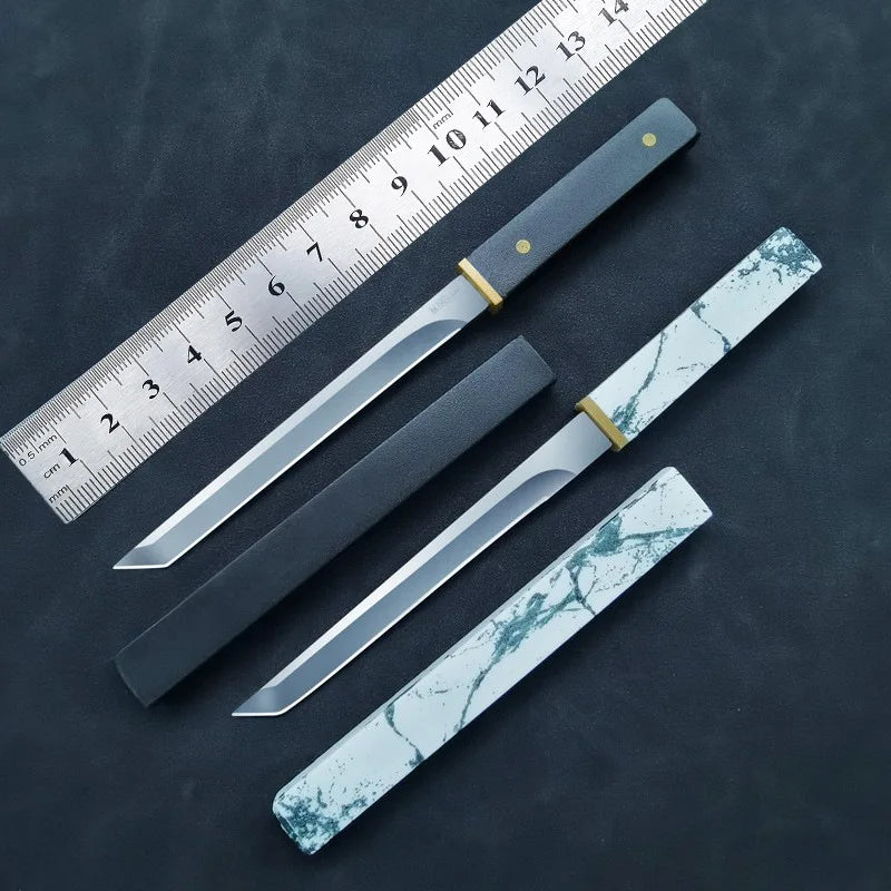Stainless Steel Kitchen Knife with Sheath – Portable Fruit Knife Kitchen Knife Axl