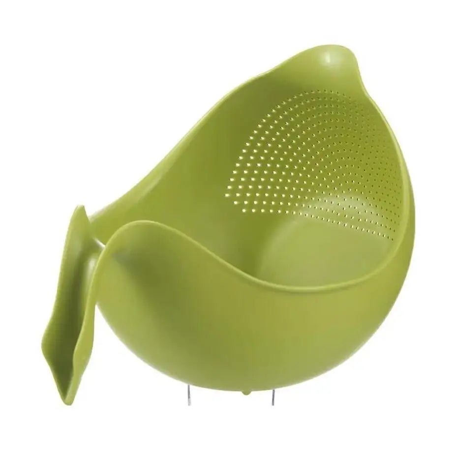 Kitchen Drain Basket – Rice Washing & Vegetable Strainer Kitchen Strainer Basket Axl