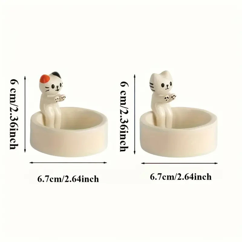 Cute Cat Candle Holder – Aromatherapy Candlestick Décor Gift Candle Holder Axl