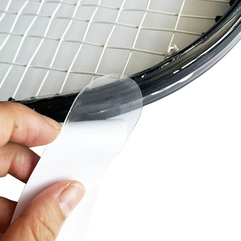 TPU Tennis Racket Head Protection Tape – Clear Guard Strip Racket Protection Tape Axl