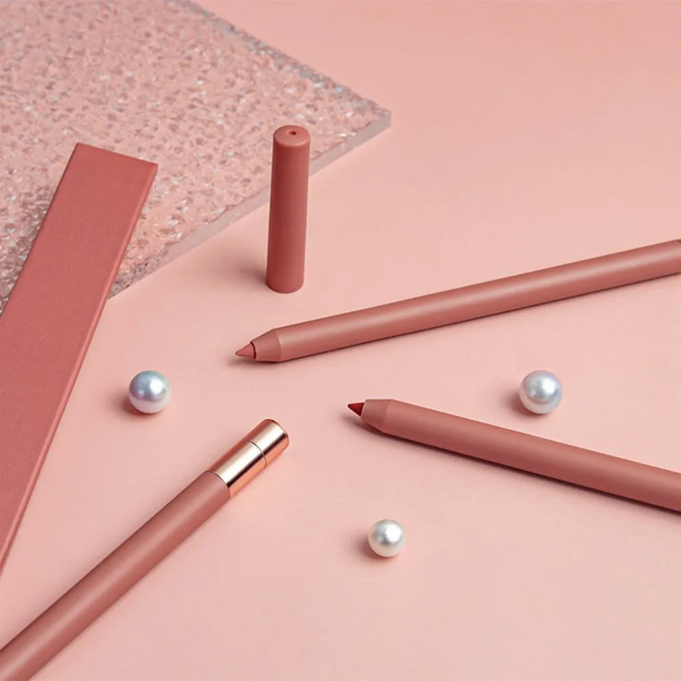 Vegan Matte Nude Lip Liner – Waterproof Long-Lasting Pencil Lip Liner Pencil Axl