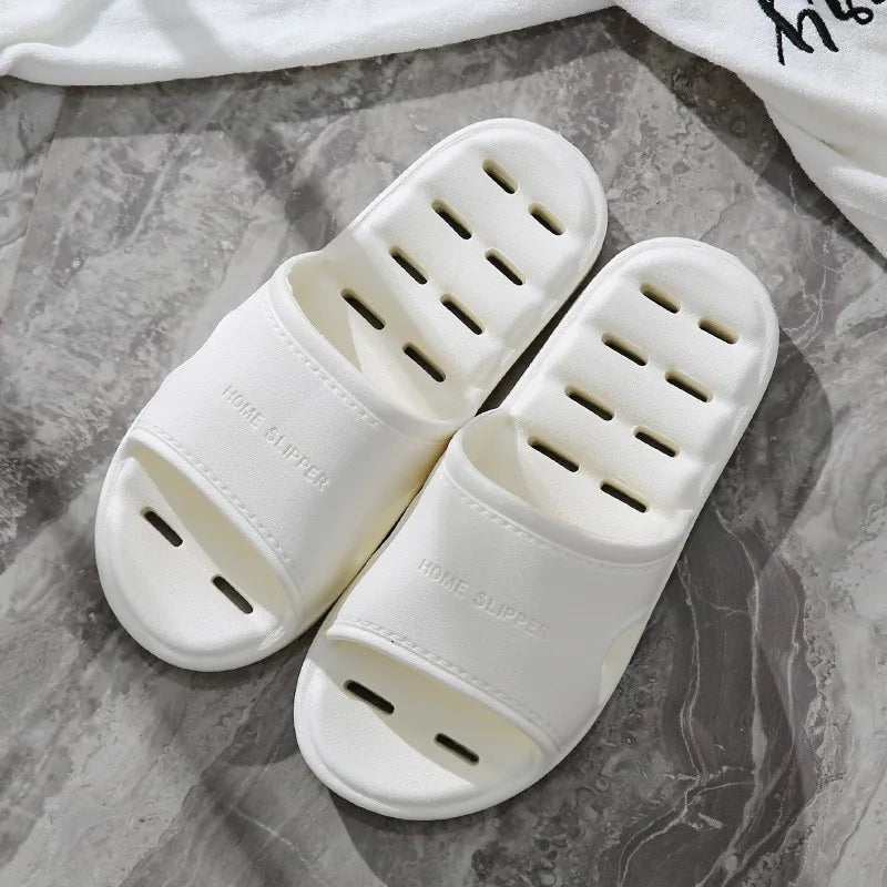 Unisex EVA Non-Slip Quick-Dry Shower Slippers | Bathroom Bathroom Slippers Axl white 36-37