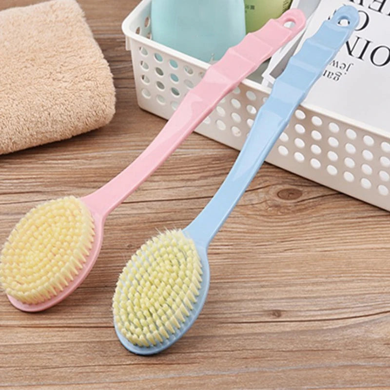 Long Handle Bath Brush – Soft Body Scrubber & Exfoliator Bath Scrub Brush Axl