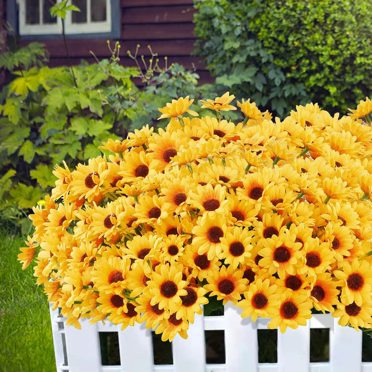 Silk Daisy Artificial Flower Bouquet – Wedding & Home Decor Artificial Flower Bouquet Axl