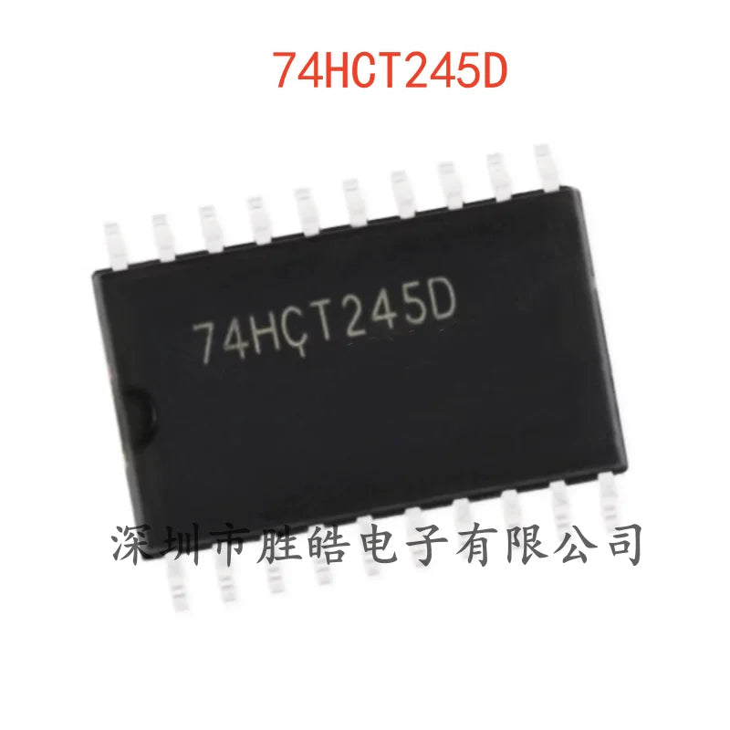 10PCS 74HCT245D SOIC-20 Octal Bus Transceiver IC Chip Integrated Circuit Axl Default Title