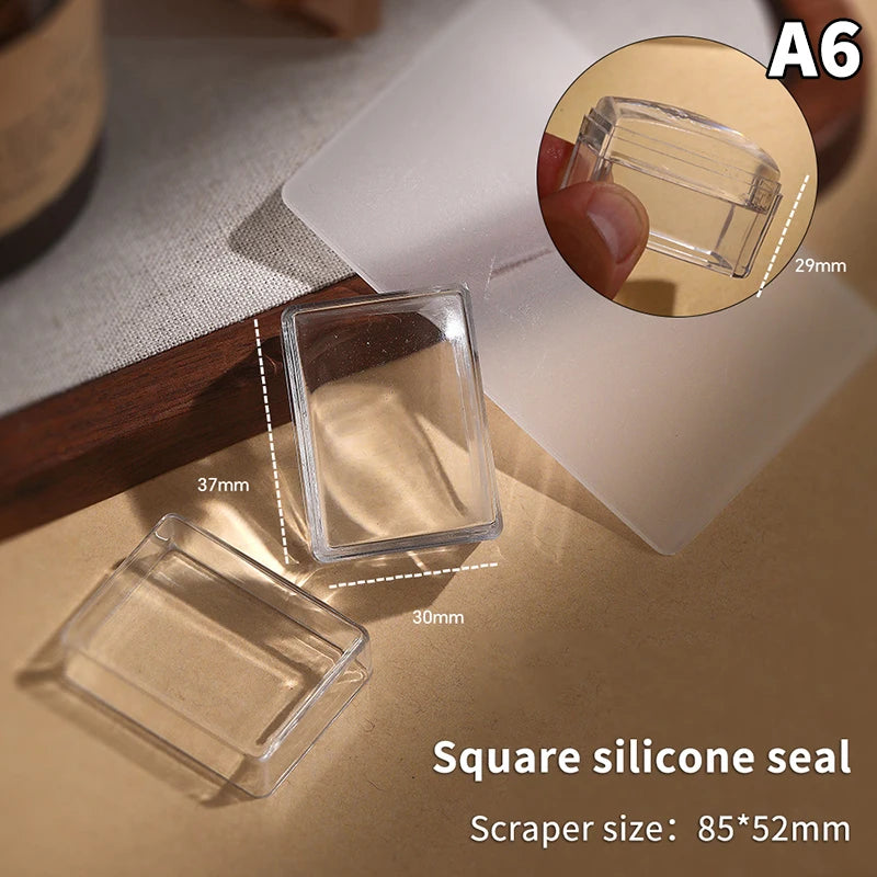 Silicone Nail Art Stamping Kit – Stamper & Scraper Set Nail Art Stamping Kit Axl A6