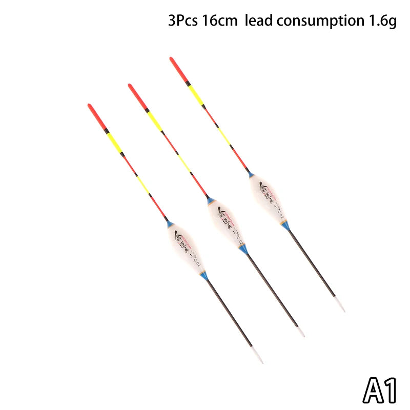 3-Pack High Sensitivity Fishing Floats – Plastic Bobbers Set Fishing Floats Axl A1