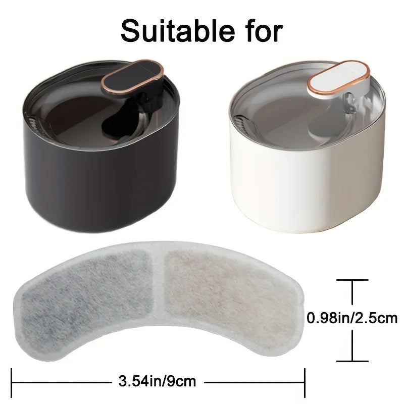 KEMORELA Cat Water Fountain Replacement Filters 10/15 Pack Pet Fountain Filter Axl