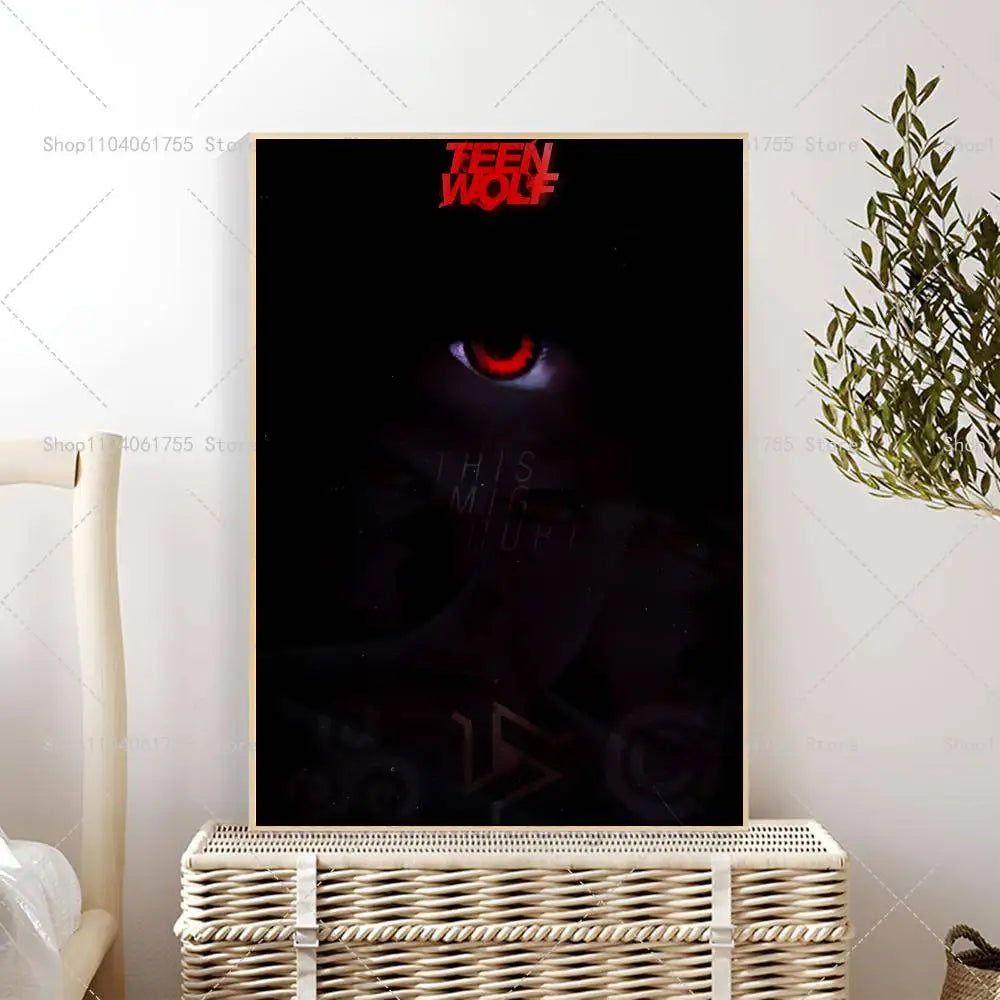 Teen Wolf Movie Series Poster – Self-Adhesive Wall Art Print Wall Art Poster Axl 50x70cm No Frame z10