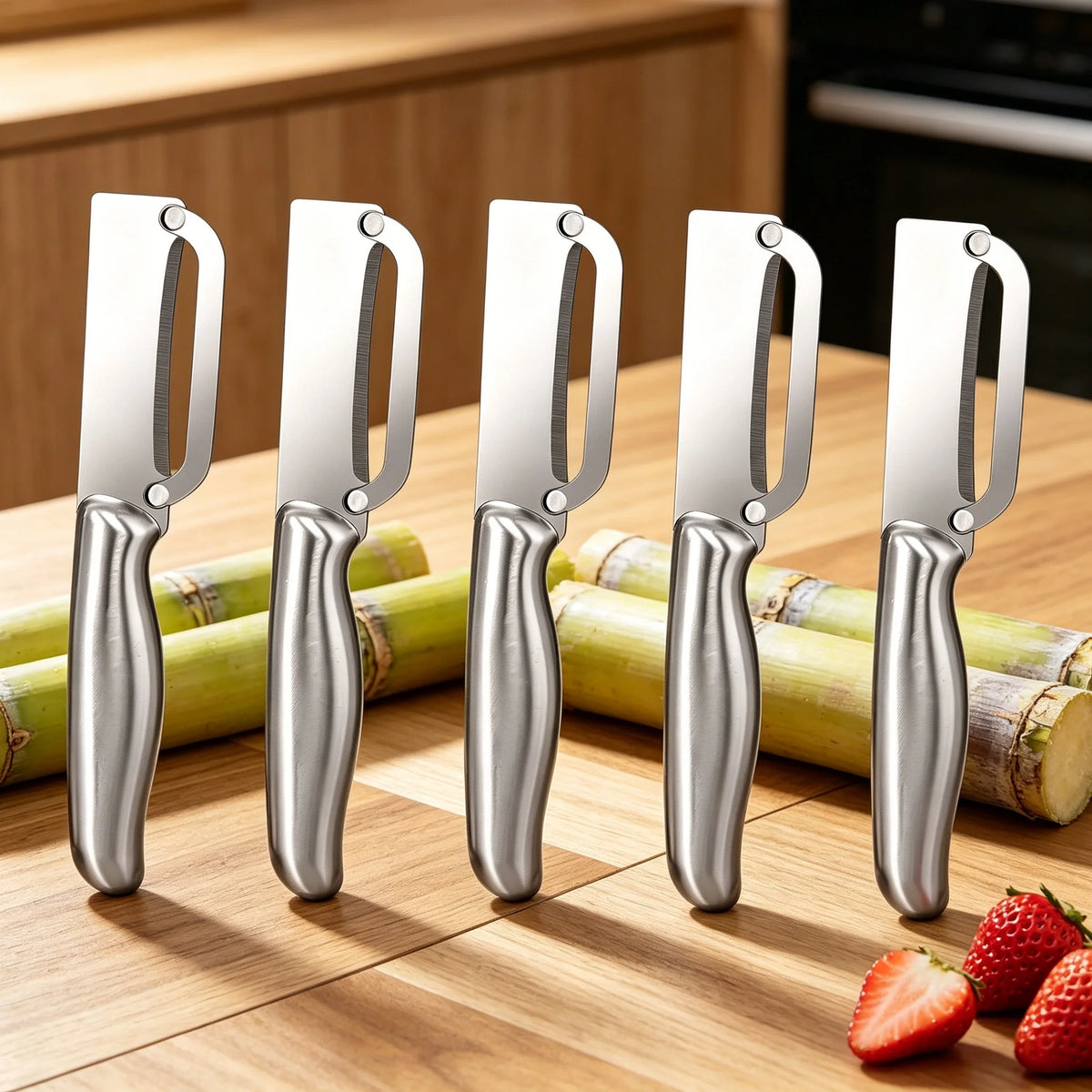 5-Piece Stainless Steel Vegetable Peeler & Grater Set Vegetable Peeler Set Axl