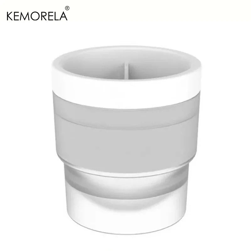 Silicone Ice Ball Mold – Large Round Ice Cube Tray | KEMORELA Ice Ball Mold Axl White