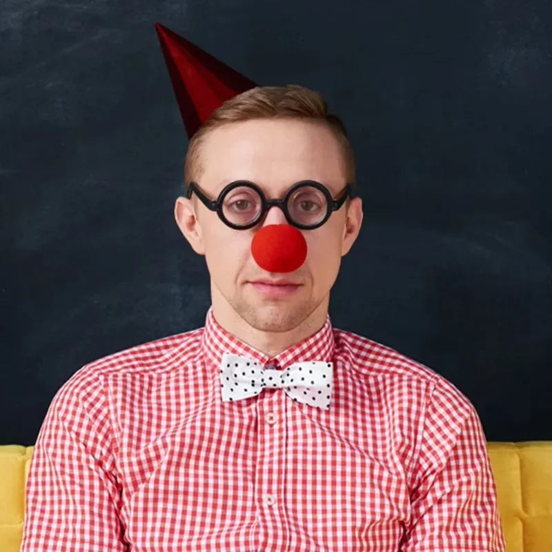 Red Foam Clown Nose 50mm – Party & Magic Props (1/5/10 PCS) Costume Accessory Axl