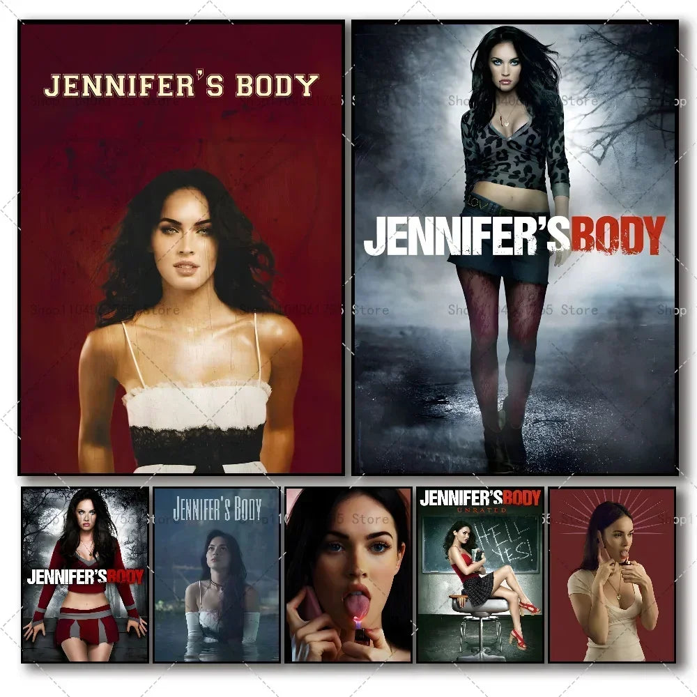 Jennifer's Body Horror Movie Poster – Waterproof Wall Art Sticker Movie Wall Poster Axl