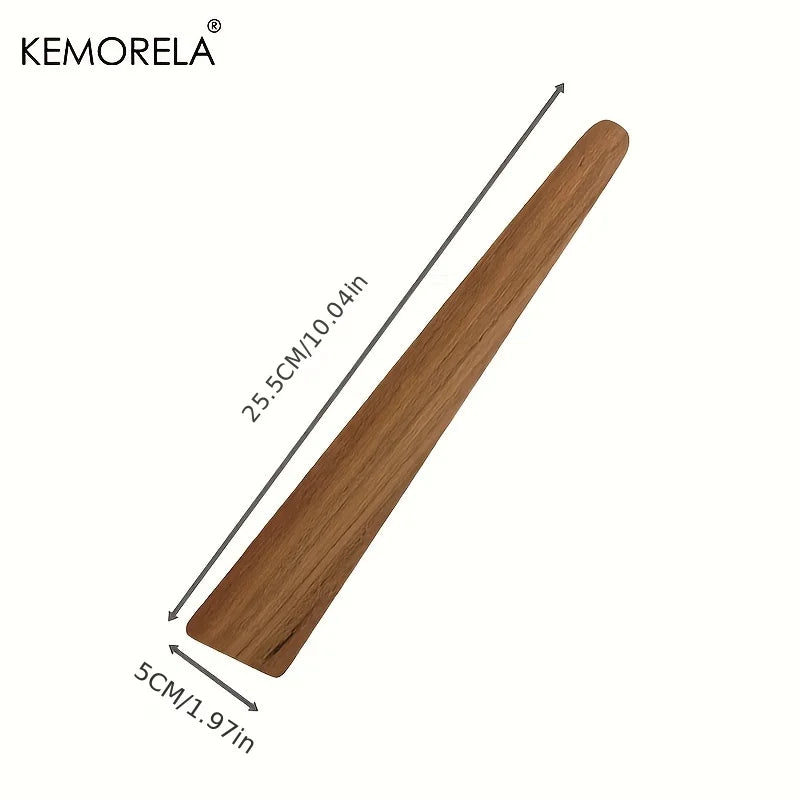 Teak Wood Triangular Cooking Spatula – Kitchen & Camping Tool Wooden Cooking Spatula Axl