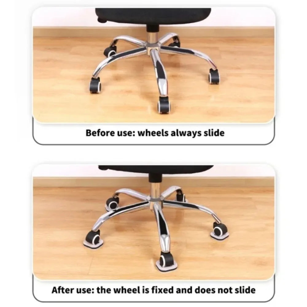 5-Pack Chair Caster Cups – Anti-Slip Furniture Floor Protector Pads Furniture Floor Protector Axl