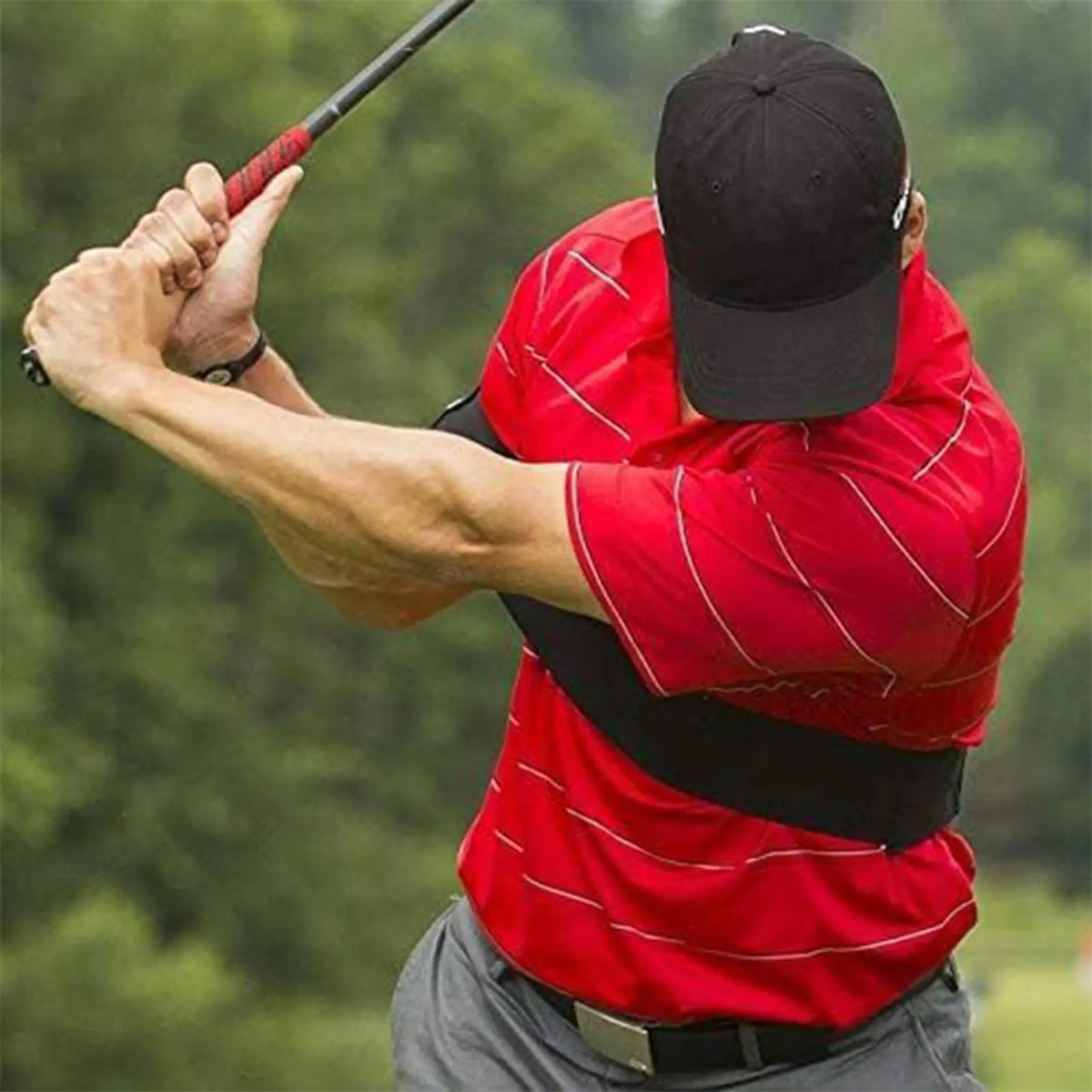 Adjustable Golf Swing Trainer Arm Strap – Unisex Training Aid Golf Training Aid Axl