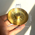 Round 9-Hole Brass Incense Holder Tray – Yoga & Meditation Incense Holder Tray Axl S