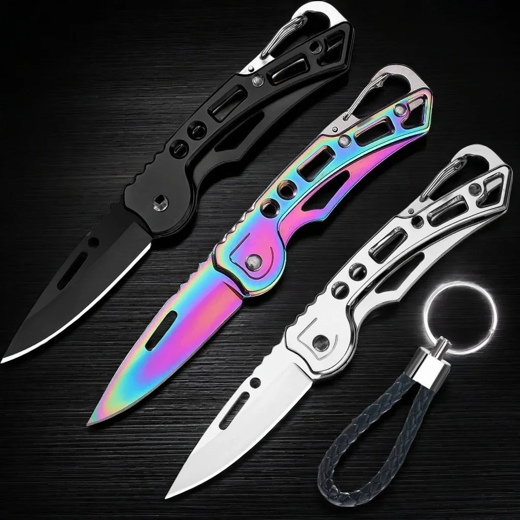 YRIDEFE Mini Folding Pocket Knife Set – Stainless Steel EDC Folding Pocket Knife Axl