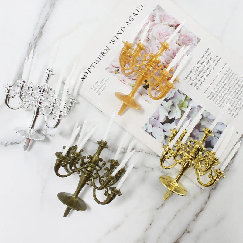 Retro European Cake Candlestick – Birthday & Wedding Decor Cake Candlestick Topper Axl