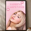 Sabrina Carpenter Poster – Self-Stick HD Wall Art Decor Music Wall Poster Axl White07 15X20cmNoframe
