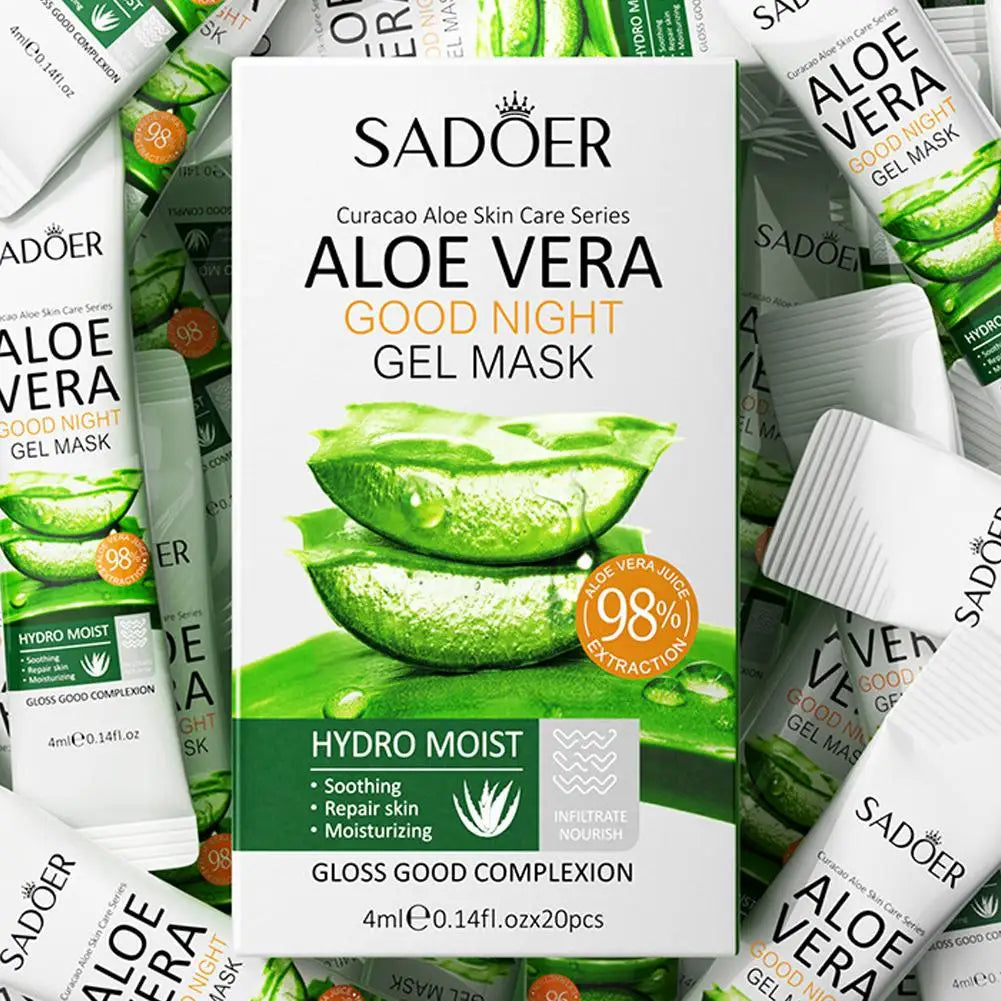 SADOER Aloe Vera Collagen Sleep Face Mask – 20pcs Box Sleeping Face Mask Axl