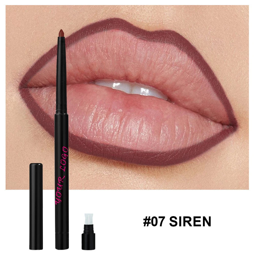 Waterproof Matte Lip Liner Pencil – Vegan, Long-Lasting