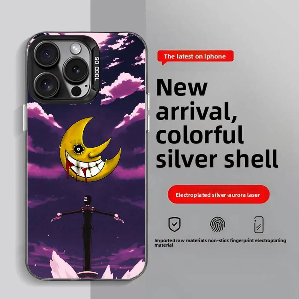 Soul Eater Anime iPhone Case 11–16 Pro Max | Anti-Fingerprint Anime Phone Case Axl