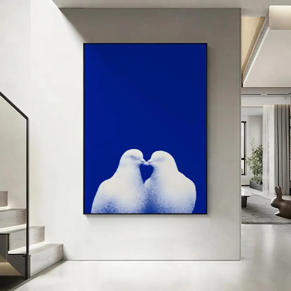 Yves Klein Art Poster – HD Modern Wall Decor | Home & Bar Wall Art Poster Axl White2 15X20cmNoframe