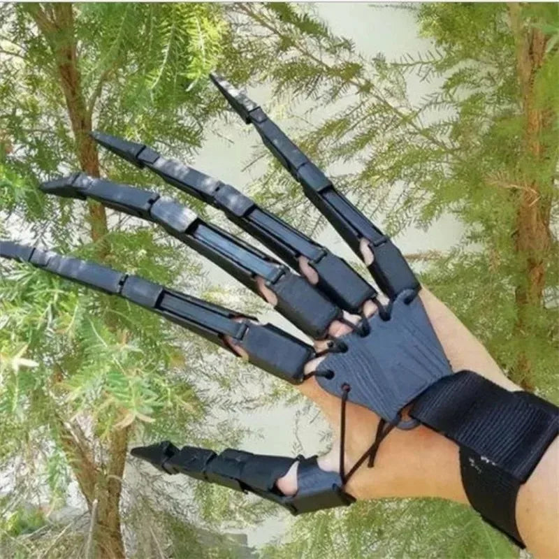 3D Articulated Finger Claw Extensions – Halloween Cosplay Props Costume Finger Props Axl