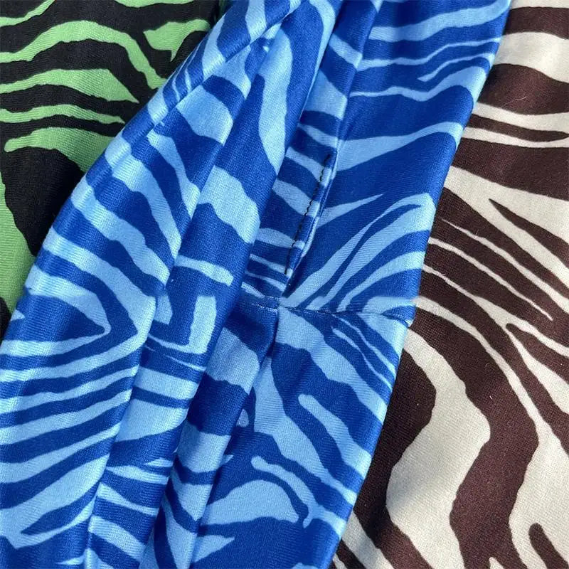 Women's Zebra Print Sports Hairband – Retro Animal Print Sports Hairband Axl
