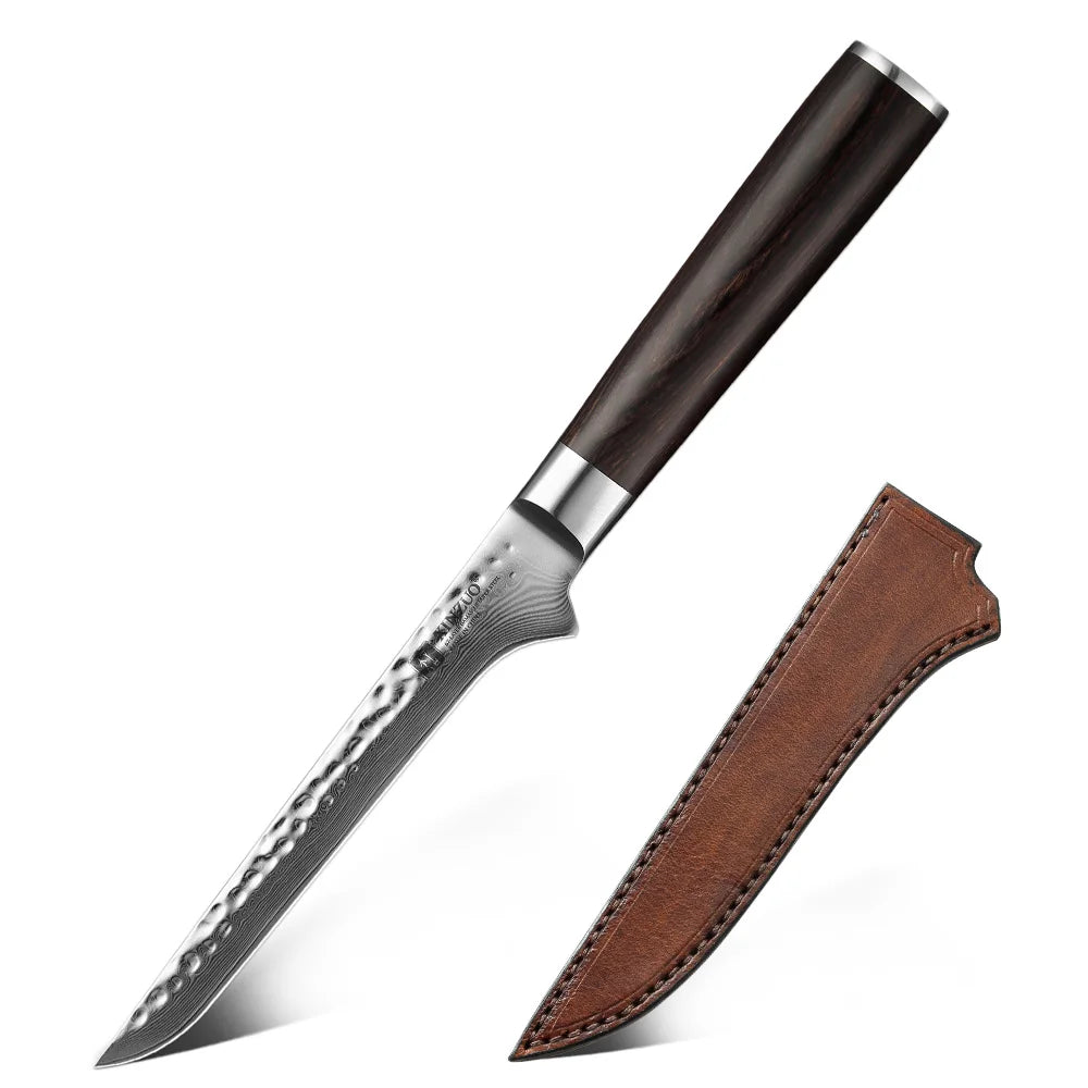 XINZUO Full-Grain Leather Knife Sheath | Chef & Utility Cover Leather Knife Sheath Axl