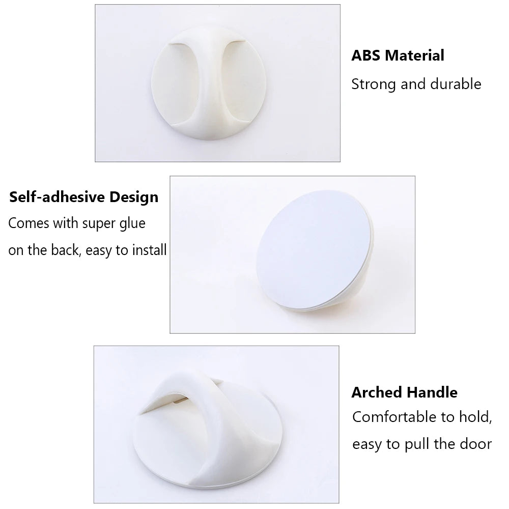 Self-Adhesive Round Door Knobs – Multipurpose Furniture Pulls Adhesive Furniture Knob Axl