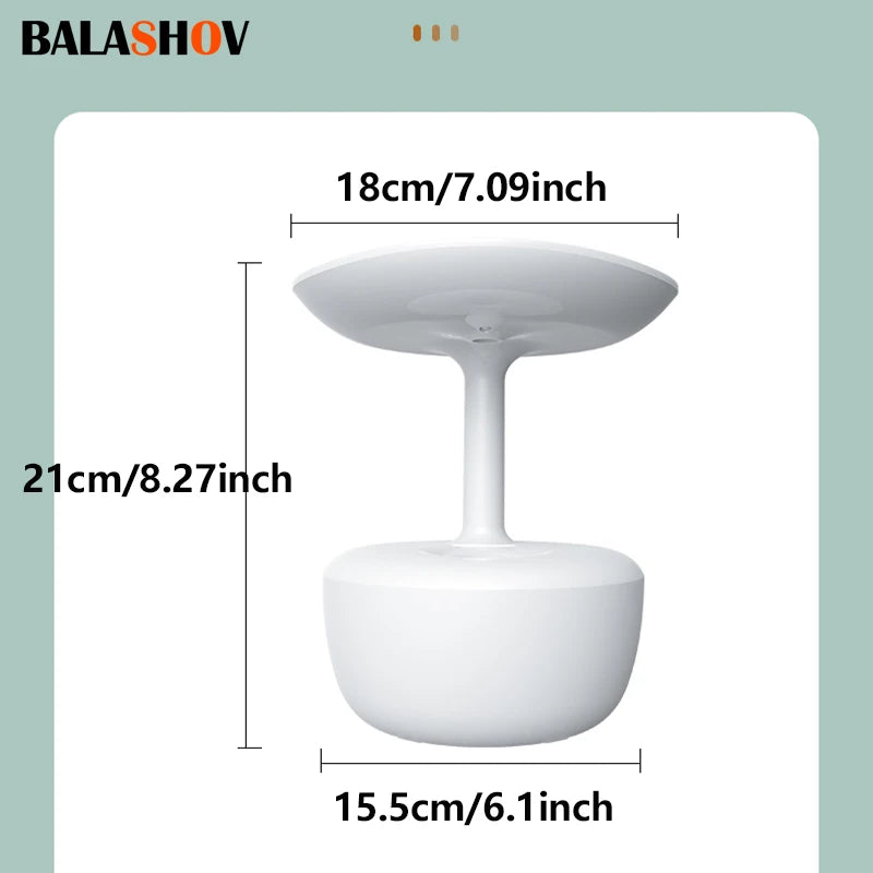 Anti-Gravity Ultrasonic Cool Mist Humidifier & LED Night Light Ultrasonic Humidifier Axl