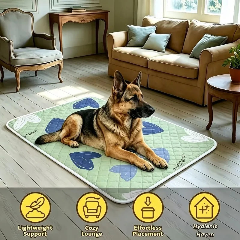 KEMORELA Extra Large Cooling Dog Mat – Breathable Pet Pad Dog Cooling Mat Axl