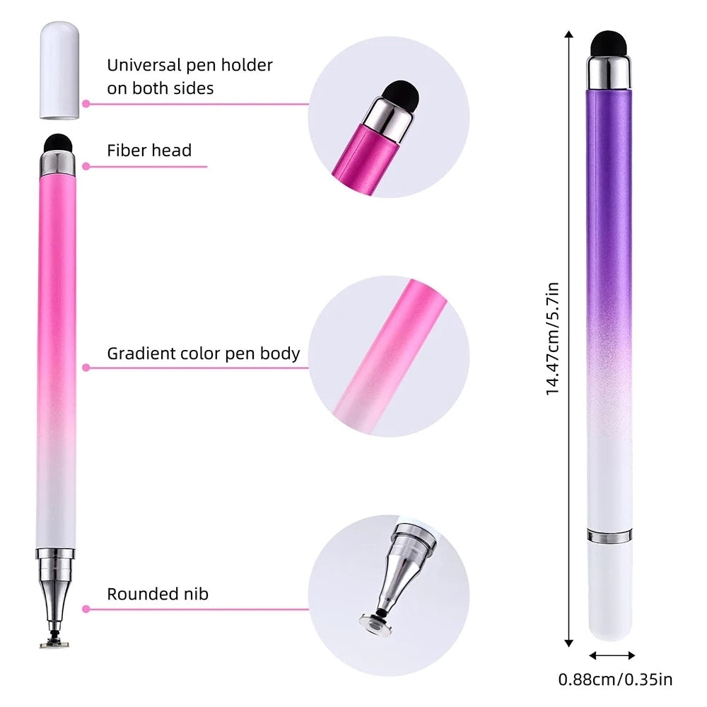 Gradient 2-in-1 Capacitive Stylus Pen – Universal iPad & Android Capacitive Stylus Pen Axl