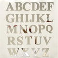 3D Silver Mirror Alphabet Wall Stickers – Acrylic Letter Decals Wall Letter Sticker Axl L China Mainland