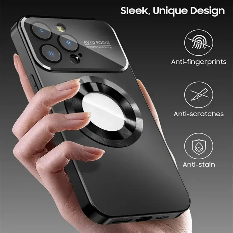 Titanium Matte Magnetic iPhone Case – MagSafe Compatible Magnetic Phone Case Axl
