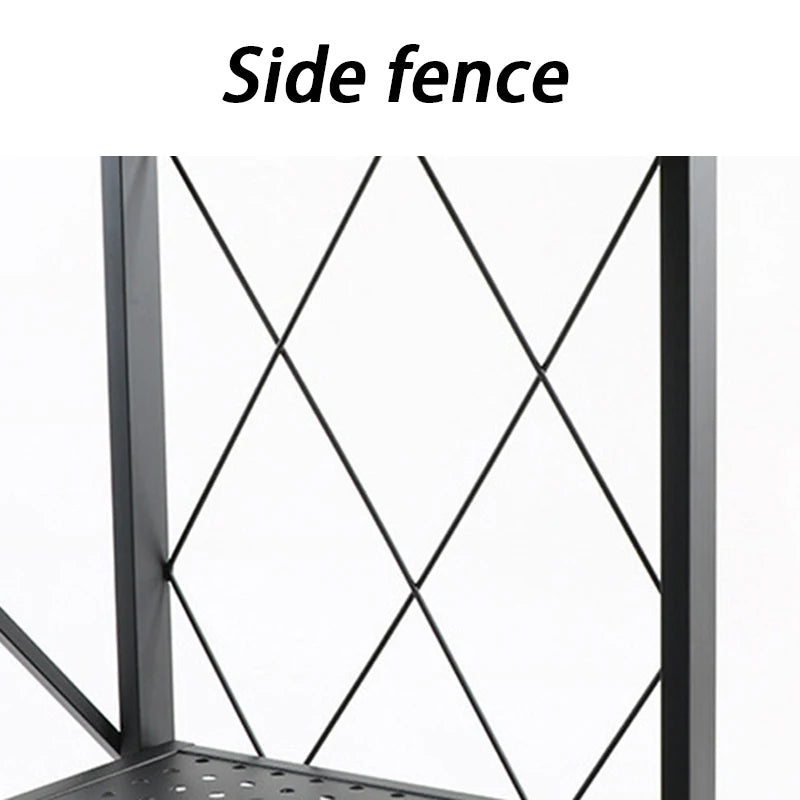 Metal Folding Storage Rack – 3/4/5 Tier Nordic Minimalist Shelf Folding Storage Rack Axl
