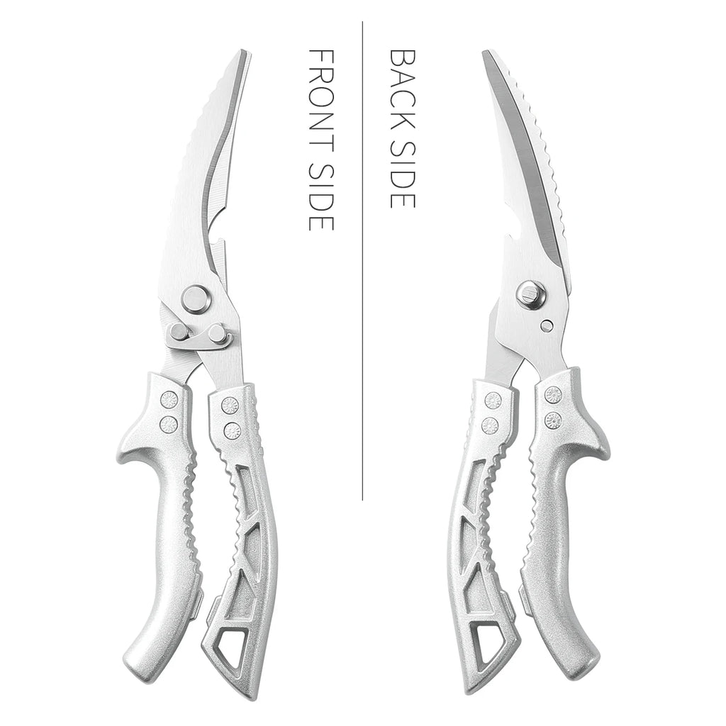 SHENJIU Kitchen Shears – Stainless Steel Poultry Bone Scissors Kitchen Shears Axl